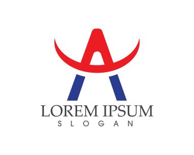 Bir Harf Logosu İş Şablonu Vektör simgesi