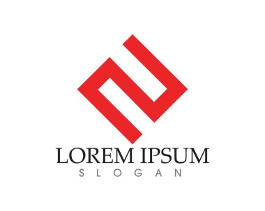 Vektör - E harfi logosu için soyut simgeler