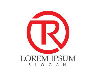 T harf logo ve sembolleri şablon simgeler app