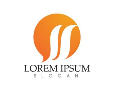 Doğa logosunu ve sembol şablonlarını ateşle