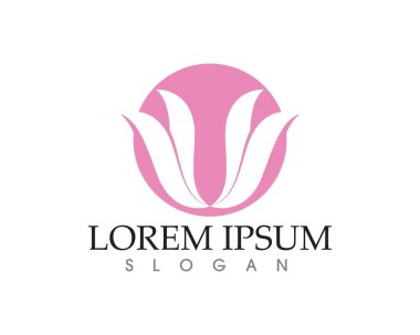 Vektör - Lotus çiçek işareti sağlık, Spa ve Yoga için. Vektör Il