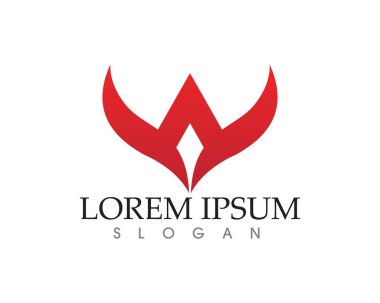 Boğa boynuzu logosu ve semboller simge uygulaması