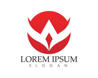 Boğa boynuzu logosu ve semboller simge uygulaması