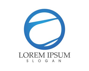 İş Finans logo ve sembolleri konsept illüstrasyon vektör