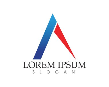 Bir Harf Logosu İş Şablonu Vektör simgesi