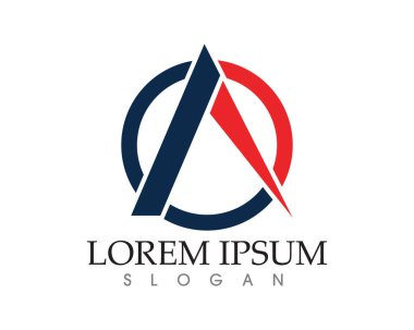 Bir Harf Logosu İş Şablonu Vektör simgesi