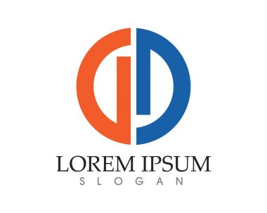 GD Logo ve simgeleri simgeleri şablonu 