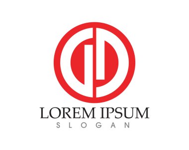 İş kurumsal harf R logo tasarlamak vektör