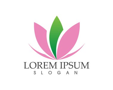 yaprak yeşil doğa logo ve sembol şablon vektör 