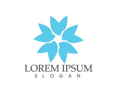 Vektör - Lotus çiçek işareti sağlık, Spa ve Yoga için. Vektör Il