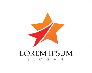 Yıldız Şahin Logo şablon vektör simgesi