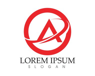 Bir Harf Logosu İş Şablonu Vektör simgesi