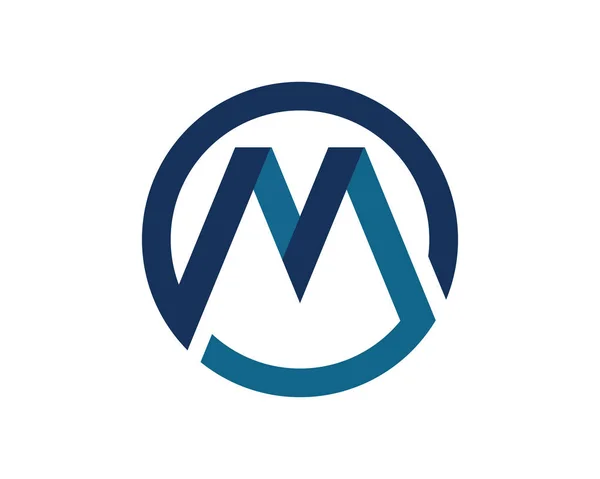 Lettre M icônes vectorielles tels logos Modèle — Image vectorielle