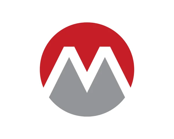 Buchstabe M Vektorsymbole wie Logos Vorlage — Stockvektor