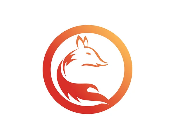 Firefox djur logotyp och symboler mall appikoner — Stock vektor