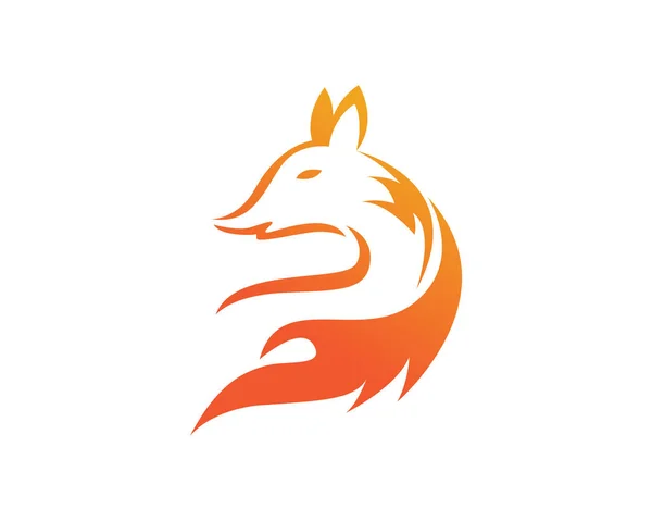 Firefox djur logotyp och symboler mall appikoner — Stock vektor