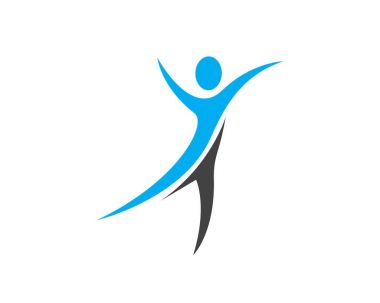 İnsanlar başarıyı önemser sağlık logosu simgeleri