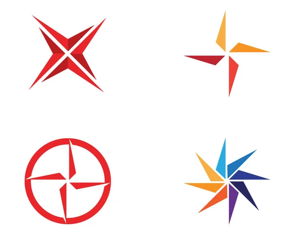 Star Logo and symbols Template icons app — Stock vektor