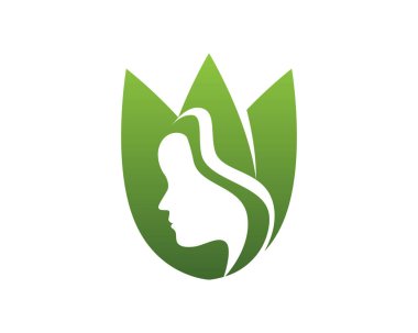 saç ve yüz logosu ve sembolleri. 
