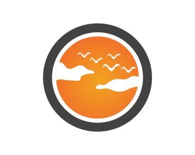 Güneş logosu ve sembolleri yıldız simgesi ağ taşıyıcısı - 