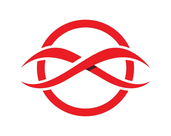 無限ロゴとシンボルテンプレートアイコンアプリ — ストックベクタ