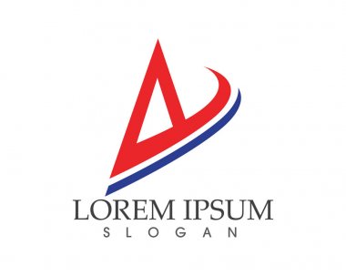 Bir Harf Logosu İş Şablonu Vektör simgesi