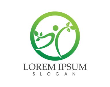 Sağlık başarısı insanlar logoyu ve sembolleri önemser