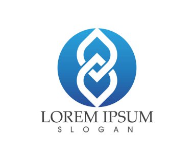 Yaprak ve çiçek lotus basit logo ve sembolleri