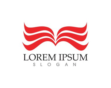 Vektör işareti kuş uçuş soyut