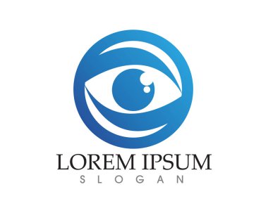 Göz bakım logosu ve semboller şablon vektör simgeleri uygulaması