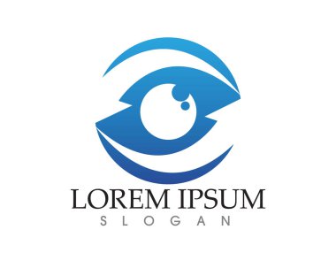 Göz bakım logosu ve semboller şablon vektör simgeleri uygulaması