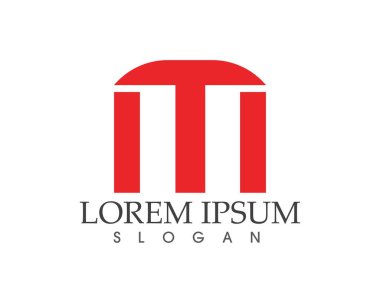 M harfi vektör simgeleri bu tür logo şablonları