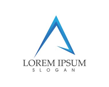 Bir mektup başarı iş Logo iş şablonu vektör simgesi