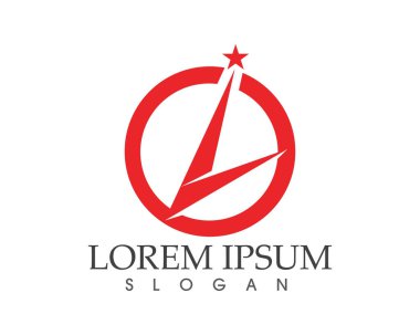 Bir mektup başarı iş Logo iş şablonu vektör simgesi