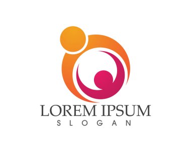 Sağlık başarısı insanlar logoyu ve sembolleri önemser