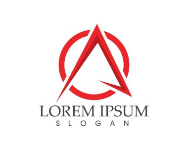 Bir mektup başarı iş Logo iş şablonu vektör simgesi