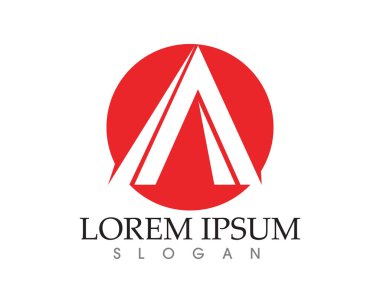 Bir Harf Logosu İş Şablonu Vektör simgesi