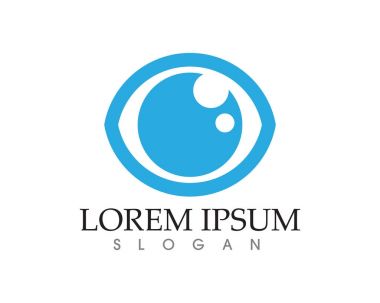 Göz bakım logosu ve semboller şablon vektör simgeleri uygulaması
