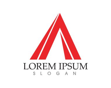 Bir Harf Logosu İş Şablonu Vektör simgesi