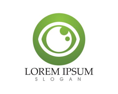 Göz bakım logosu ve semboller şablon vektör simgeleri uygulaması
