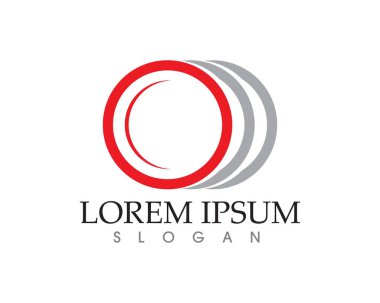 C Harfi Logo Şablon Tasarım Vektörü