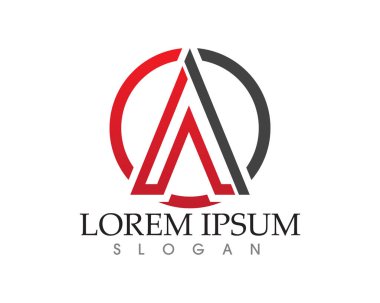 Bir Harf Logosu İş Şablonu Vektör simgesi