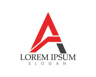 Bir Harf Logosu İş Şablonu Vektör simgesi