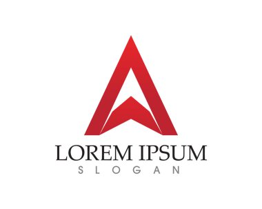 Bir Harf Logosu İş Şablonu Vektör simgesi