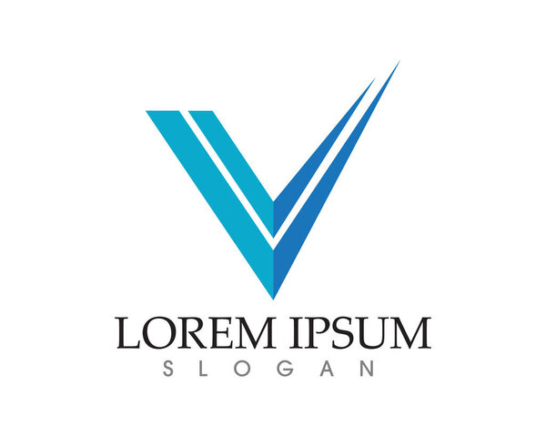 V letters business logo and symbols template