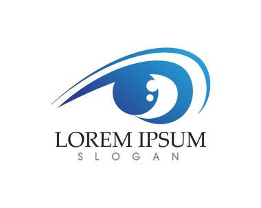 Göz bakım logosu ve semboller şablon vektör simgeleri uygulaması