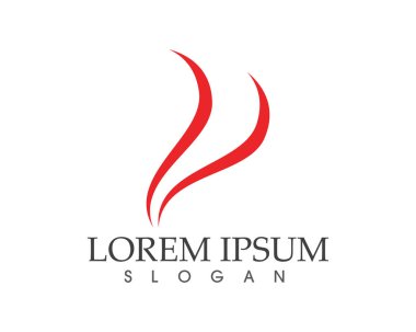 Doğa logosunu ve sembol şablonlarını ateşle