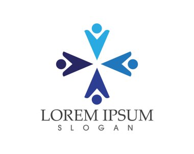 Sağlık başarısı insanlar logoyu ve sembolleri önemser