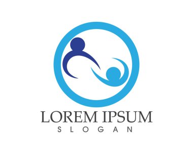 Sağlık başarısı insanlar logoyu ve sembolleri önemser