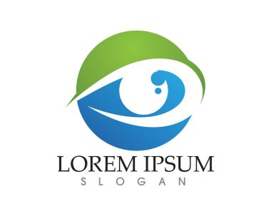 Göz bakım logosu ve semboller şablon vektör simgeleri uygulaması